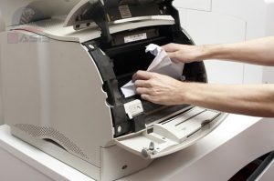 Xác định lỗi máy in bị kẹt giấy