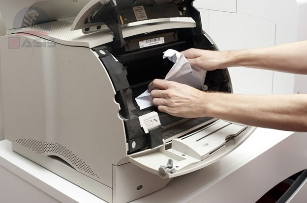 Xác định lỗi máy in bị kẹt giấy