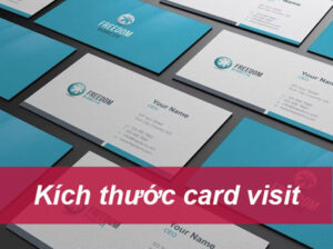 Kích thước card visit