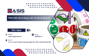 Decal dạng cuộn và decal dạng tờ